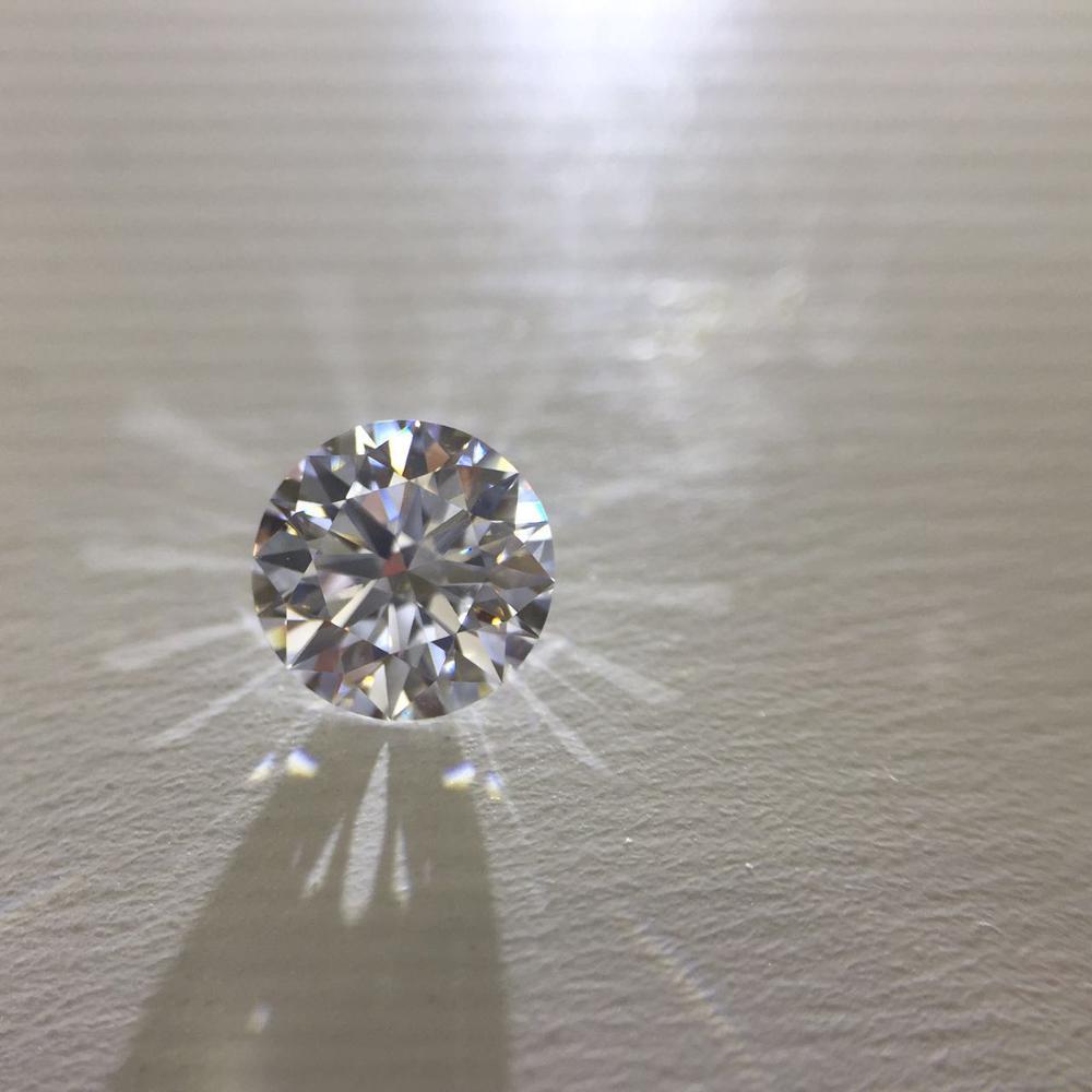 0.5ct 5mm D Farbe Runde brillant schneiden verlieren Moissanite VVS1 Klasse Ausgezeichnete schneiden Schmuck verlieren Stein Ring Material