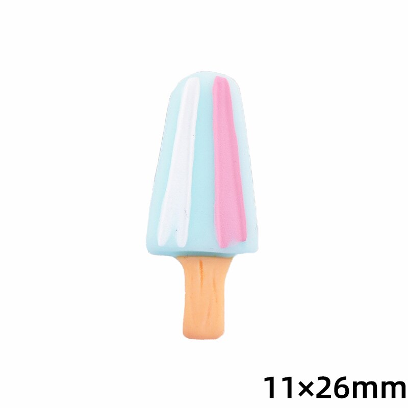 10Pcs Ice Cream Pendenti E Ciondoli per Slime di Riempimento FAI DA TE strumenti di Modellazione di Argilla Forniture Resina Slime Deocr Giocattoli di Argilla Accessori per I Bambini