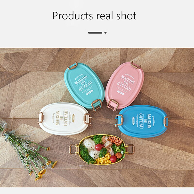 Women Lunch Box Leak-Proof Bento Box For School Kids Office Worker 2layers Microwave Tableware Meal Prep Food Storage Container