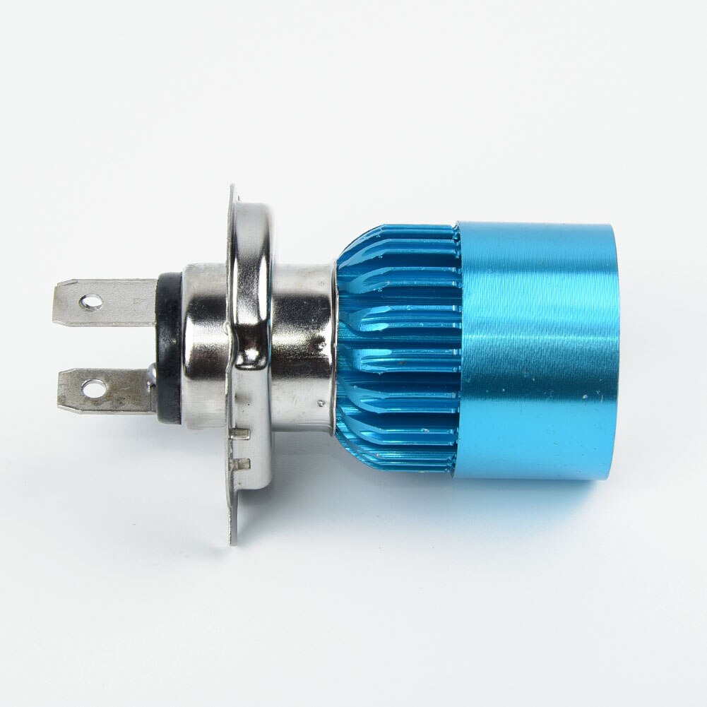 Dc 12-85V H4 3 Led Motorfiets Koplamp Lamp Hi/Lo Scooter Lamp Atv Mistlamp Motorcycle koplamp