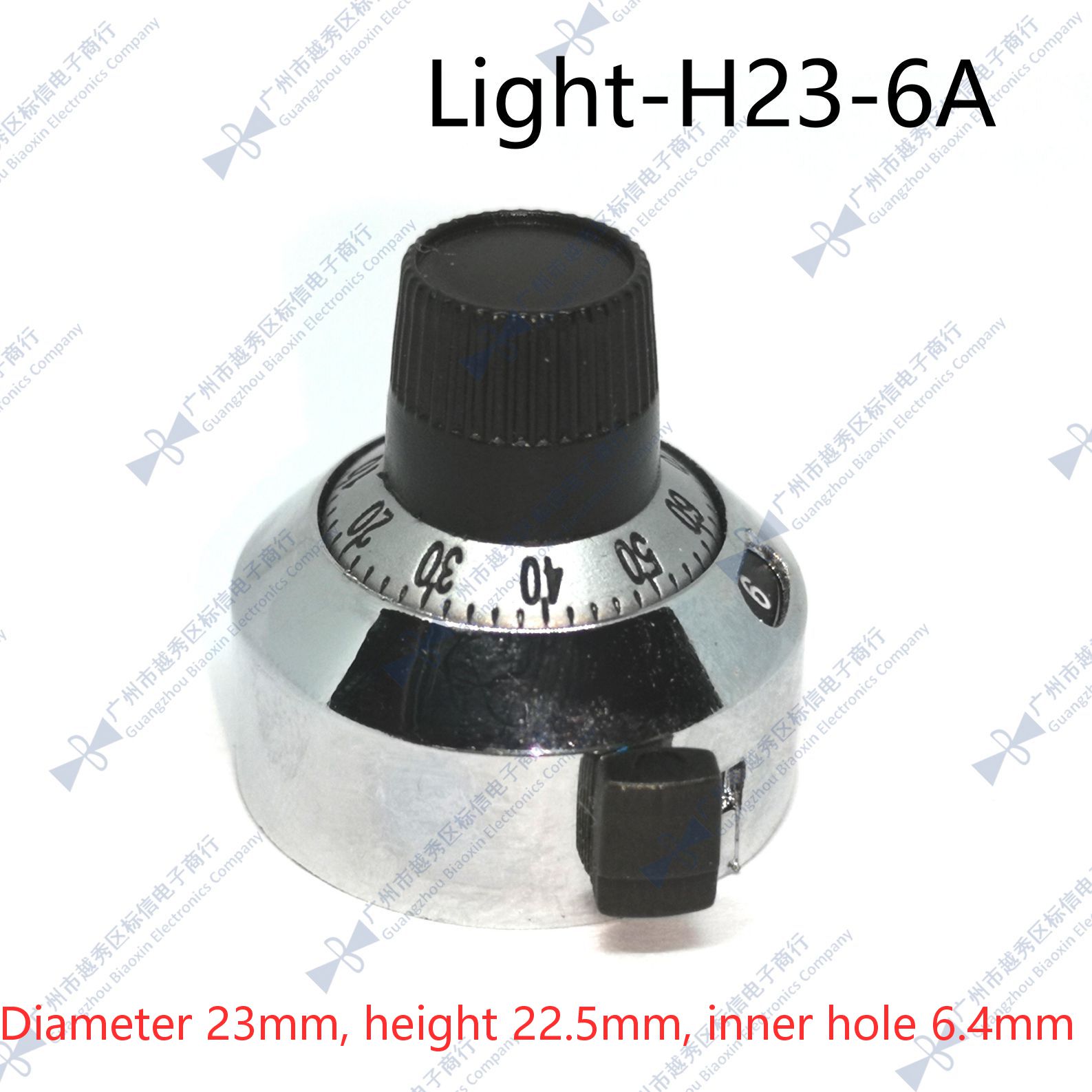 Lineaire Digitale Knop (Dial) b2 3590S 4Mm 6Mm 6.35Mm Precisie Schaal Knop Potentiometer Met Multi-Turn Potentio