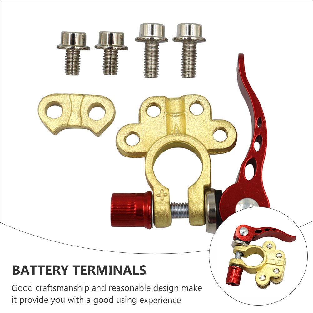 1 Set Batterij Terminal Nuttig Quick Release Batterij Connectors Batterij Terminal Klem Auto Batterij Terminal