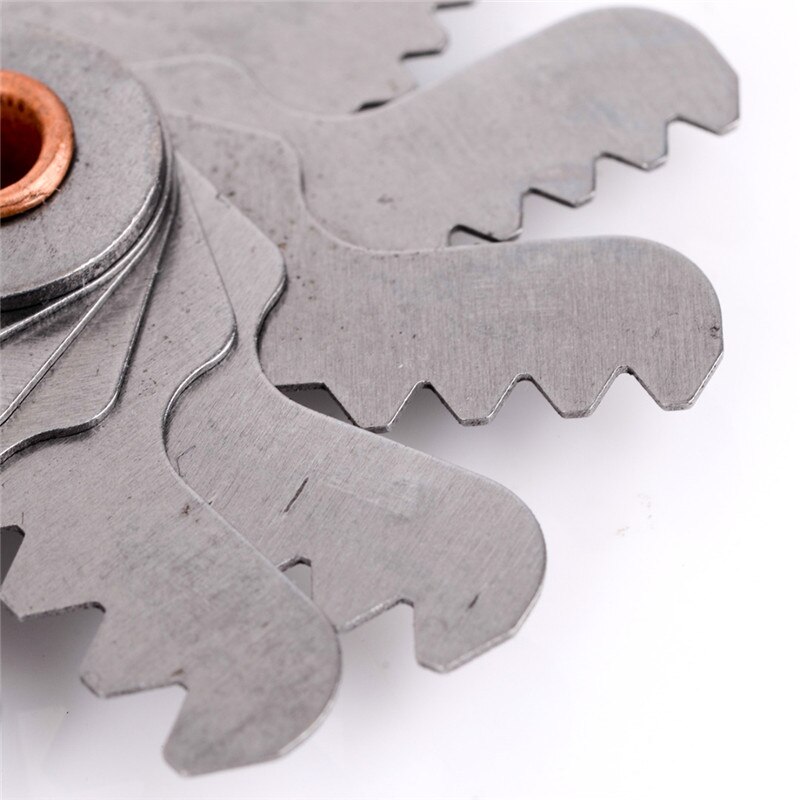 1pcs Stainless Steel Thread Measuring Gage Dual Head 60 Degree Metric Blade Screw Thread Pitch Gauge for Measuring Tool