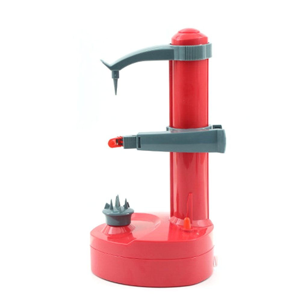 Multifuncional descascador elétrico multifuncional automático frutas descascador vegetal cortador de três peças de batata descascador máquina utensílios domésticos