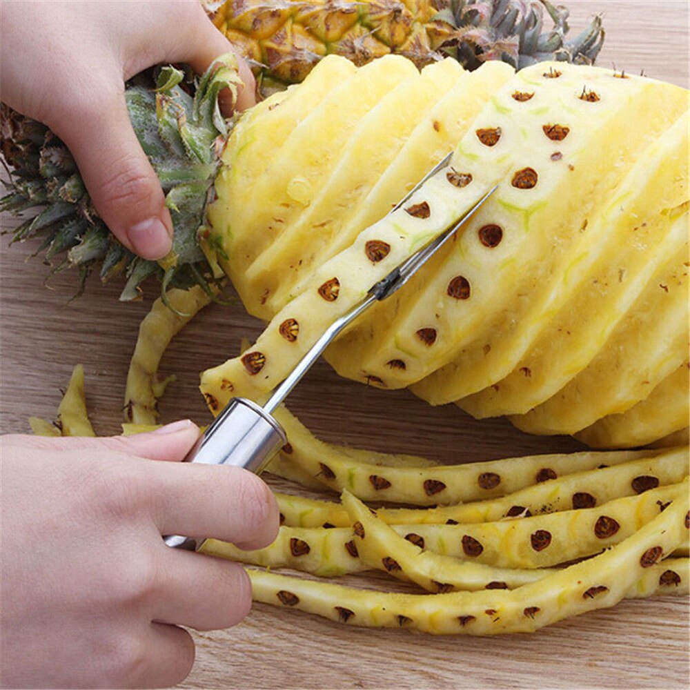 Roestvrij Staal Ananas Schiller Ananas Slicer Fruit Zesters Zaad Huishouden Thuis Keuken Remover Mes Fruit Gereedschap