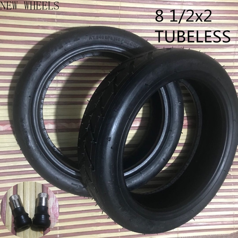 81/2x2 Vacuum Tire 8.5-Inch M365 / Pro Electric Scooter TUBELESS Explosion-Proof Tire No Liner Inflatable Tire