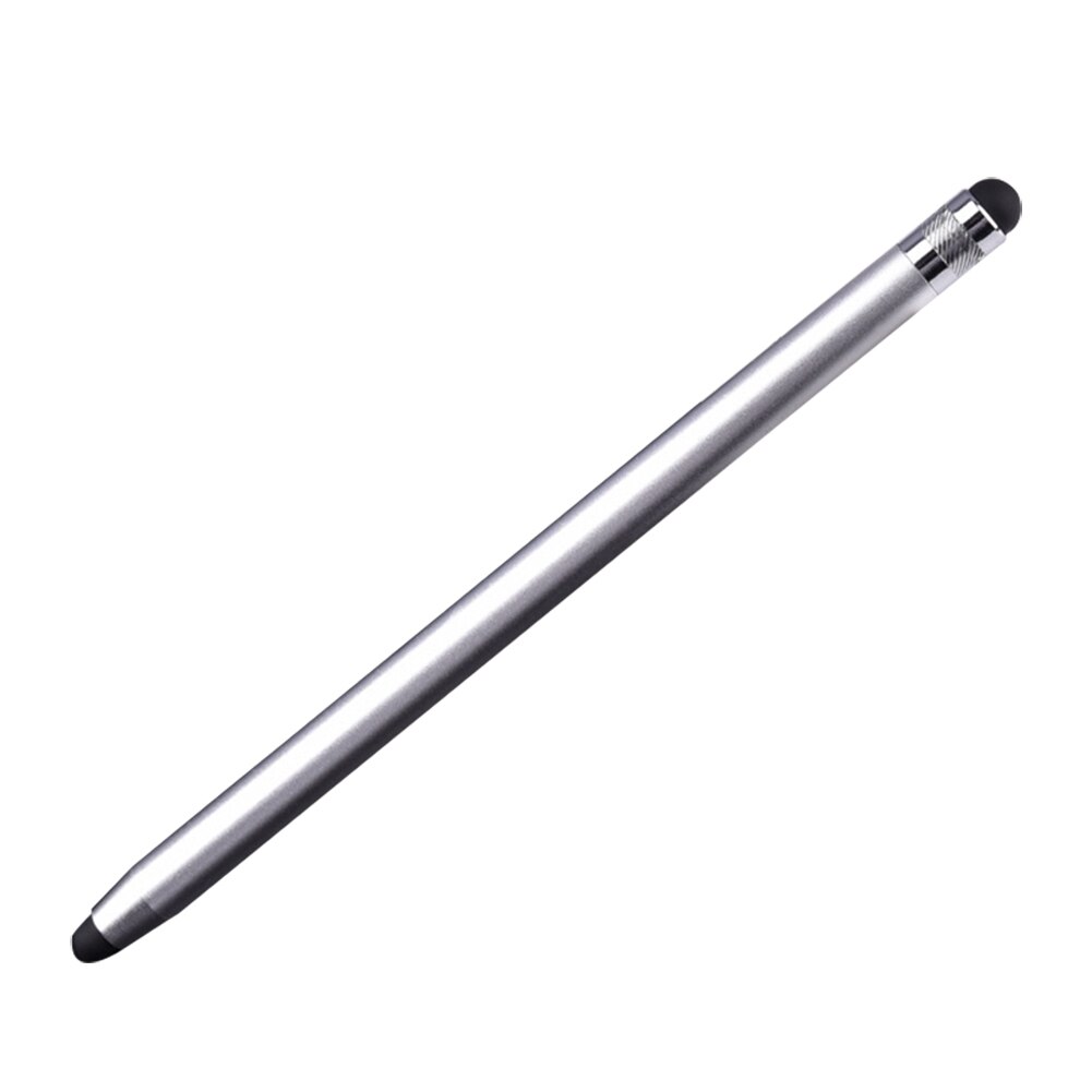 Universele Tablet Stylus Pen Voor Iphone Ipad Android Tablet Stylus Pen Ronde Tip Capacitieve Stylus Pen Tablet Touch Screen Pen: Zilver