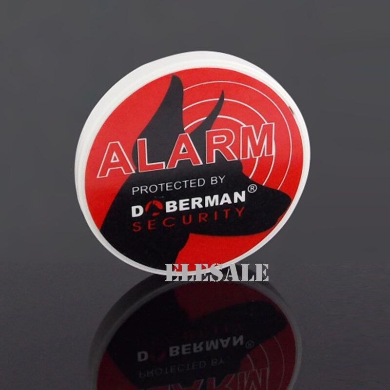 SE-0106 Ulrta-Slim Door Window Magnetic Sensor Alarm With Warning Sticker For Home House Apartment Store Office Security