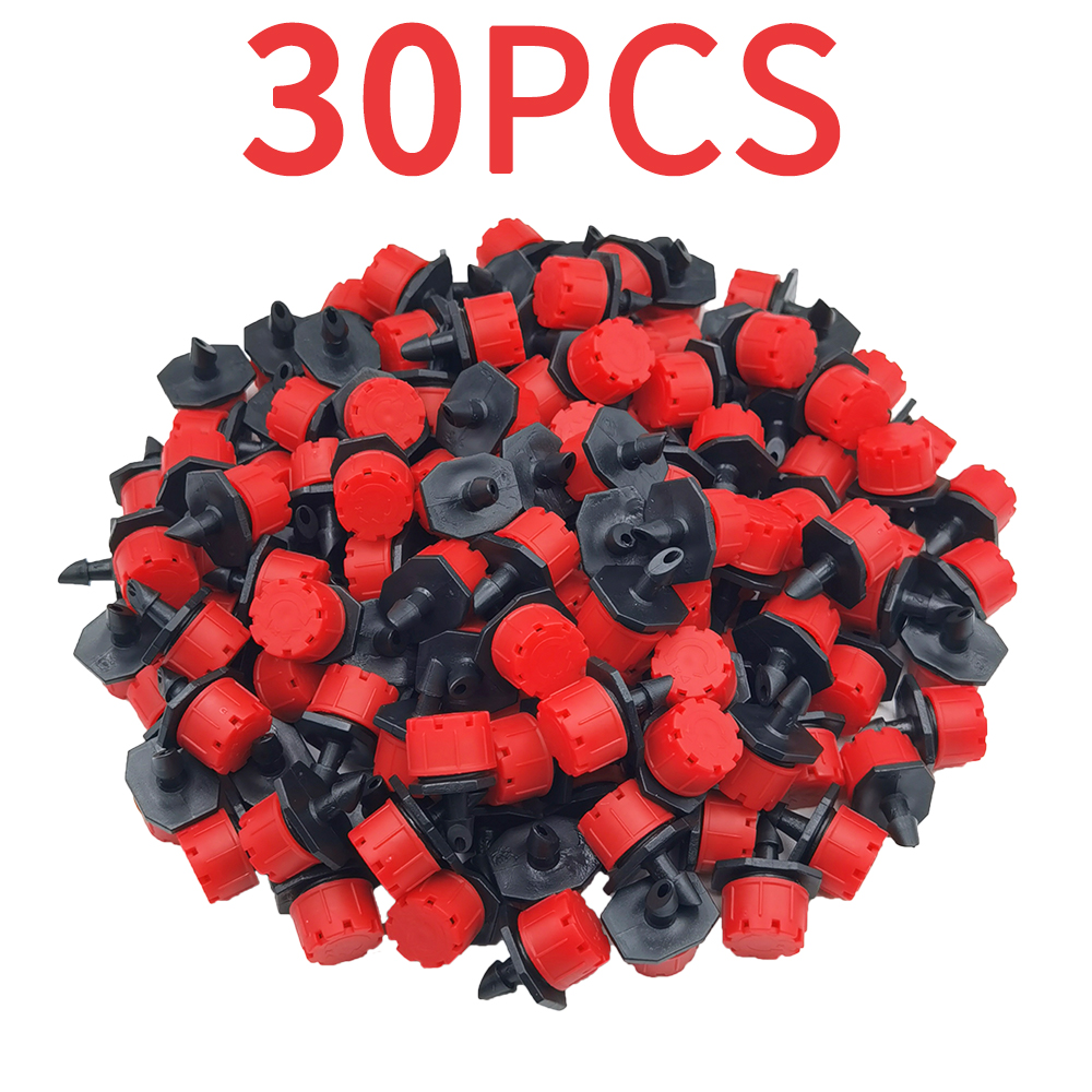 5M-25M DIY Drip Irrigation System Automatic Watering Garden Hose Micro Drip Garden Watering Kits with Adjustable Drippers: light yellow