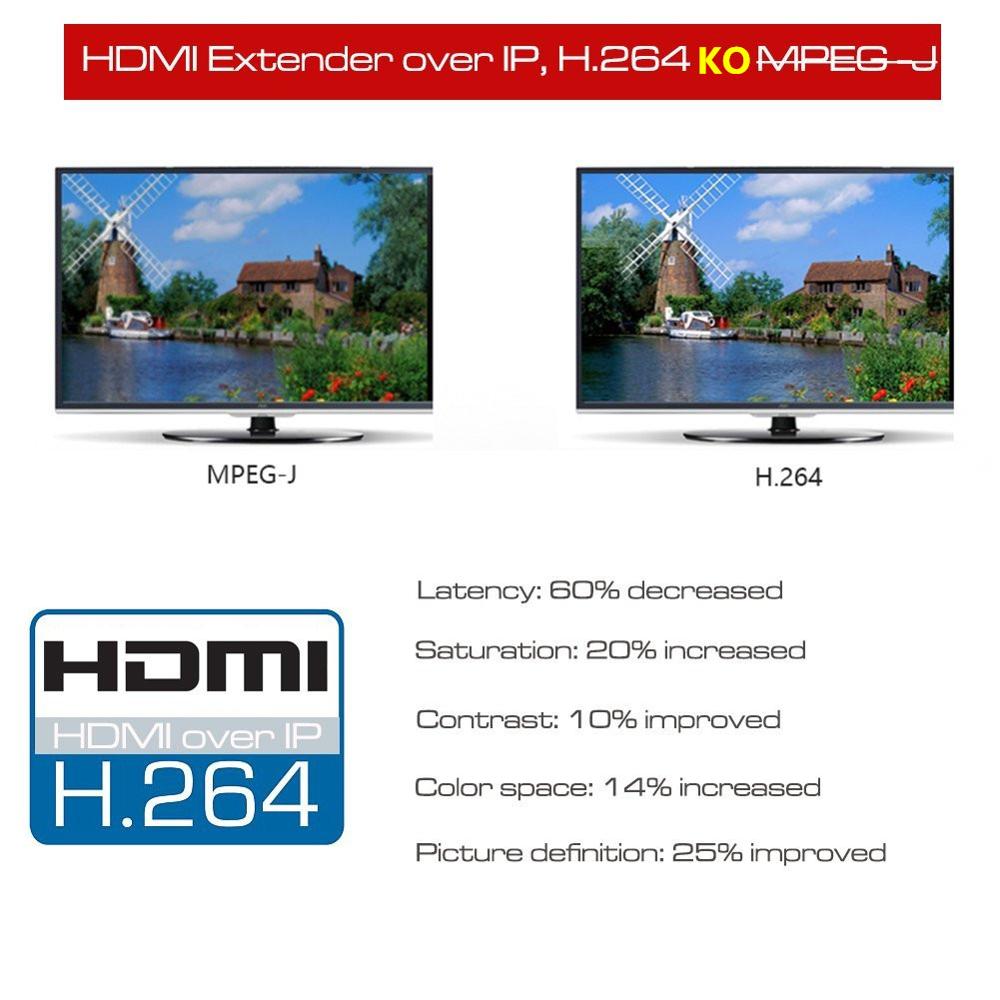 ZY-DT209 RJ45 HDMI Extender IP Over UTP/STP CAT5 CAT5e CAT6 Extensor HDMI With IR LAN Network 200m HDMI Extender Ethernet
