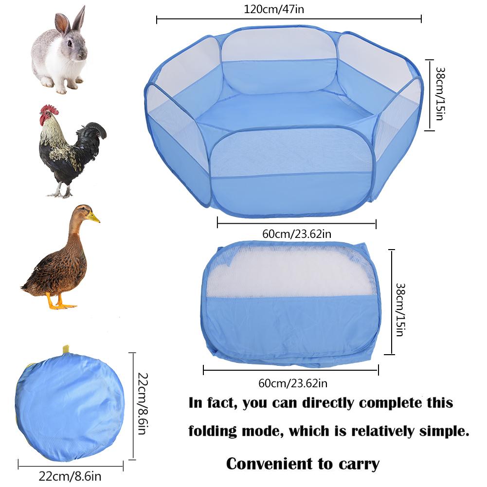 Pet Box Opvouwbare Kleine Dieren Kooi Tent Pop Up Oefening Hek Voor Hond Kat Konijnen Hamster Draagbare Outdoor Yard Hek