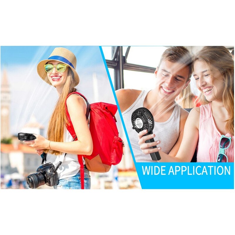 OPOLAR Hand Held Fan 5200Mah USB Rechargeable Fan Small Portable Handheld Fan Foldable Mini Desk Fan For Home Travel Indoors