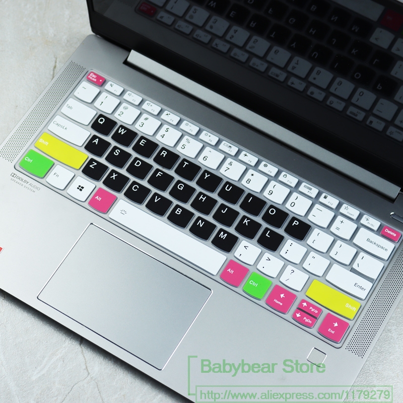 Dla Lenovo joga szczupły 7 dla Lenovo joga 7i 14 dla Lenovo joga 9i 14/joga szczupły 9i 14 ''laptop silikonowa klawiatura okładka skóry: candyblack