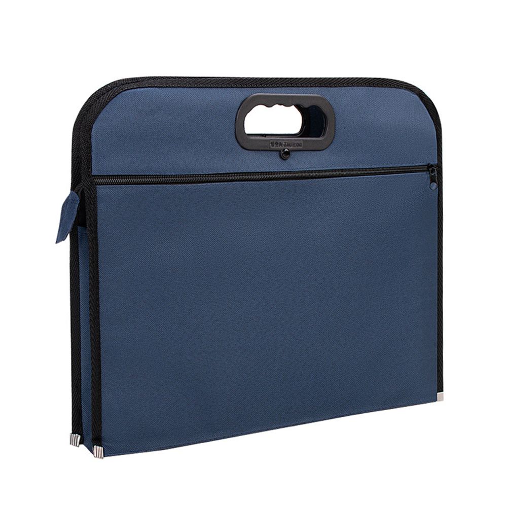 Bolsa de mão à prova d'água para armazenamento de material de escritório, bolsa de informações, bolsa de arquivo de lona, bolsa de documentos, bolsa de conferência: ROXO
