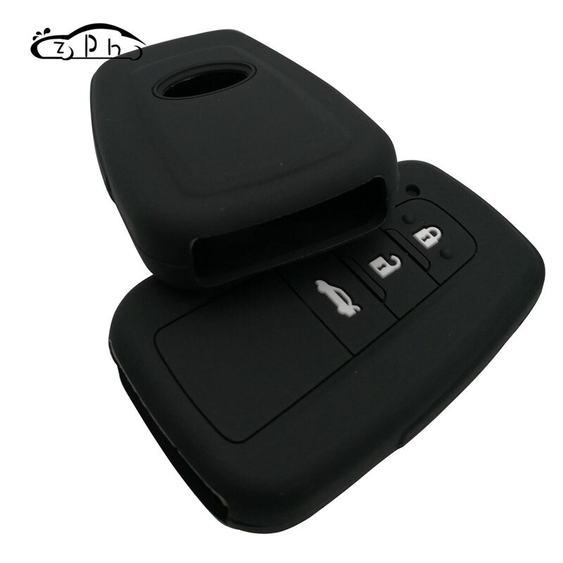 Silicone Car Key Cover For Toyota Camry Prado CHR Prius Corolla RAV 4 Remote Key Shell Case Styling