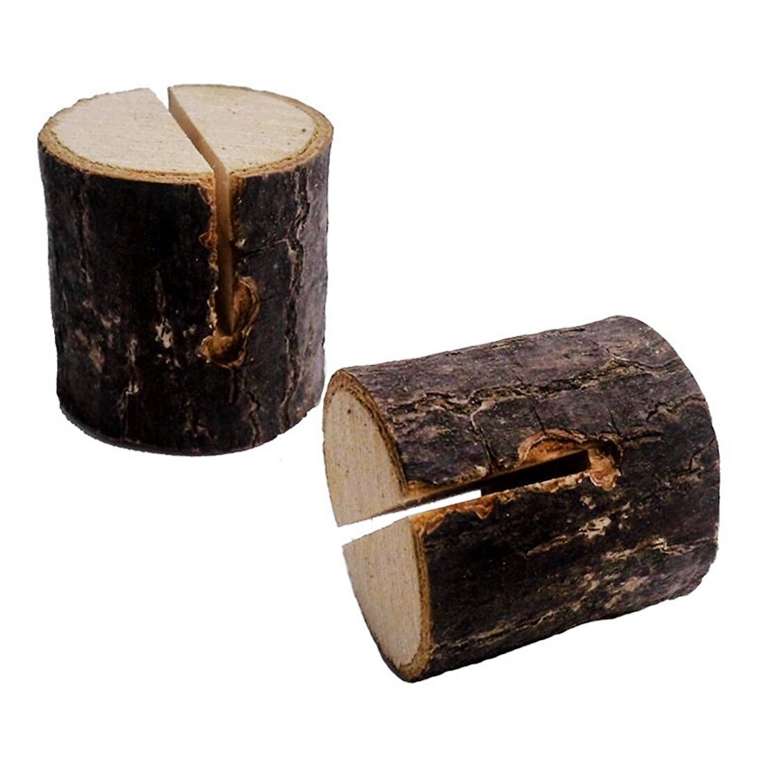 Rustieke Houten Tafel Nummers Houder Hout Plaats Kaarthouder Party Bruiloft Tafel Naam Kaarthouder Memo Note Card (40 Pcs)