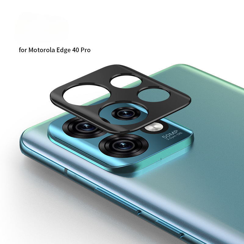 Aluminium Kamera Objektiv Schutz Für Motorola Kante 40 Profi 5G Schutzhülle Kamera Abdeckung Für Moto Kante 40 Profi Kamera objektiv Hülse fallen: Weiß