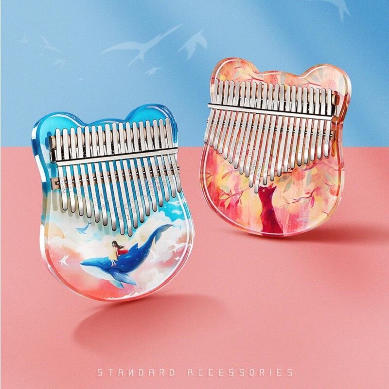 Kalimba 17 21 Keys Crystal Thumb Pianos Climba Mus... – Grandado