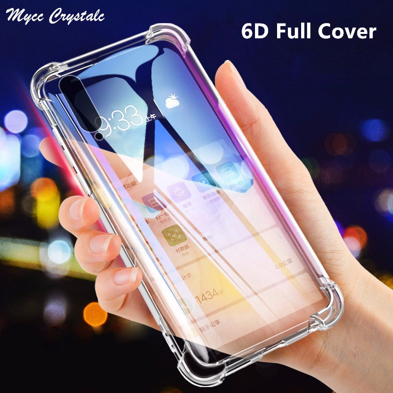 Airbag shell Soft Clear Phone Cover for LG Q60 K50 K40 K12 K11 Plus K9 G8s G8 V50 V40 G7 ThinQ Transparent Shockproof case