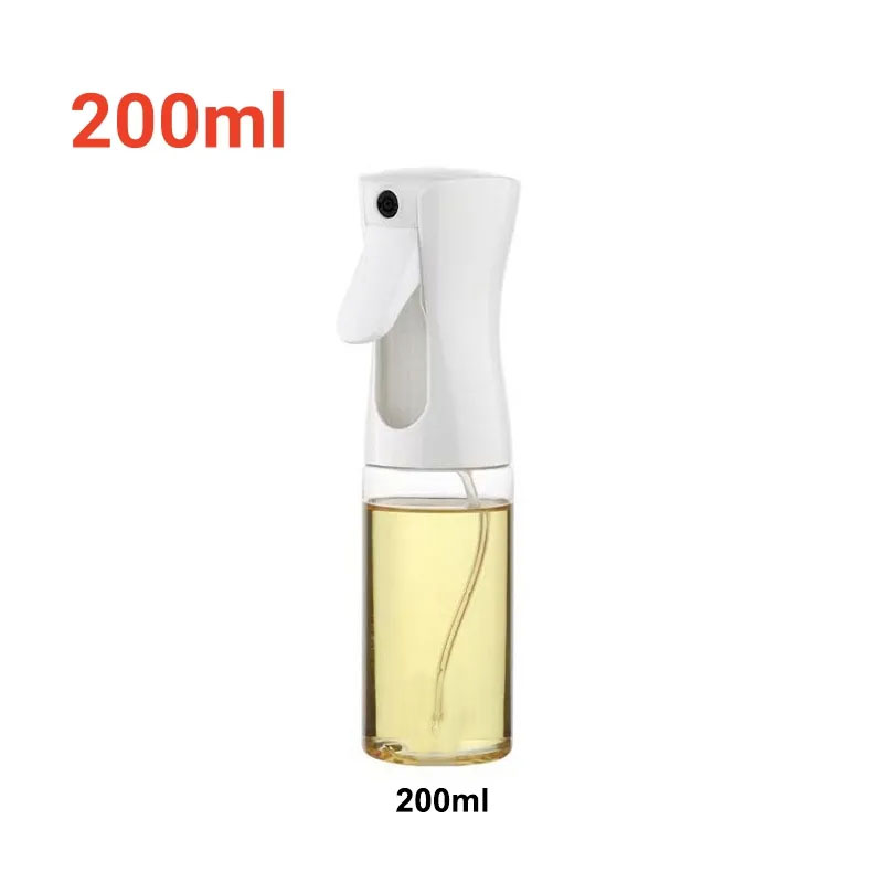 Bouteille de pulvérisation d'huile de 200ml 300ml, distributeur d'huile d'olive de cuisine, Camping barbecue cuisson vinaigre Sauce soja pulvérisateur conteneurs: Gris clair
