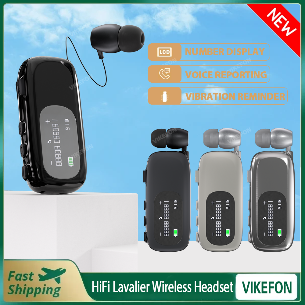 Auriculares inalámbricos Bluetooth K75 con cancelación de ruido, batería ultralarga, número de llamada, auriculares de voz, manos libres con cable