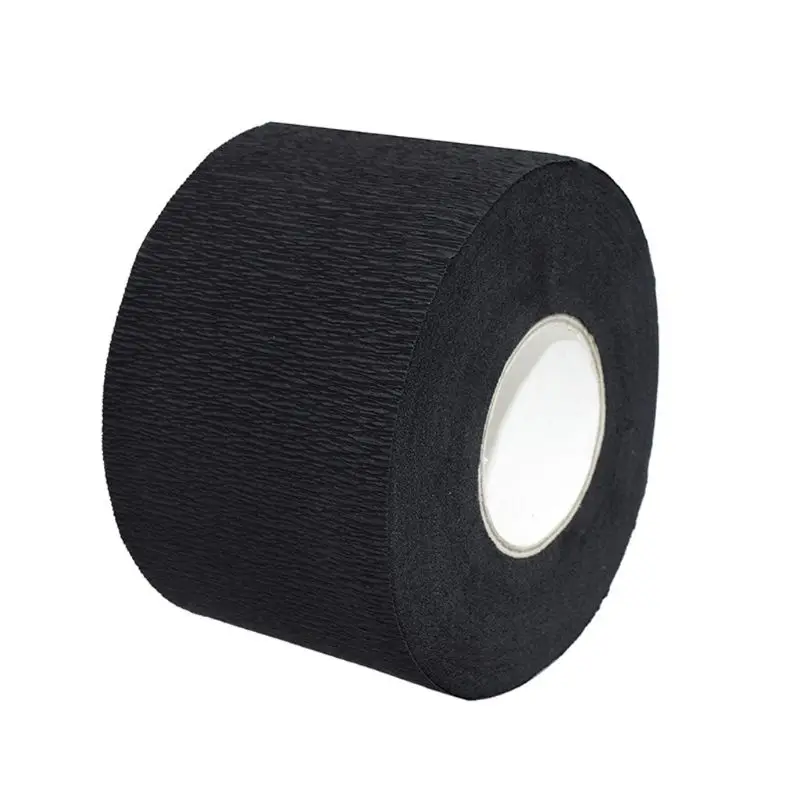 Papel negro para el cuello, cintas desechables para el cuello, herramientas para cubrir cuellos de peluquería, accesorios para barbería: Rojo rosado
