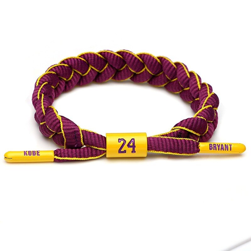 , cuerda trenzada de mano, pulsera de estrella de baloncesto, pulsera deportiva tejida, pulsera de estrella del mismo León: 1