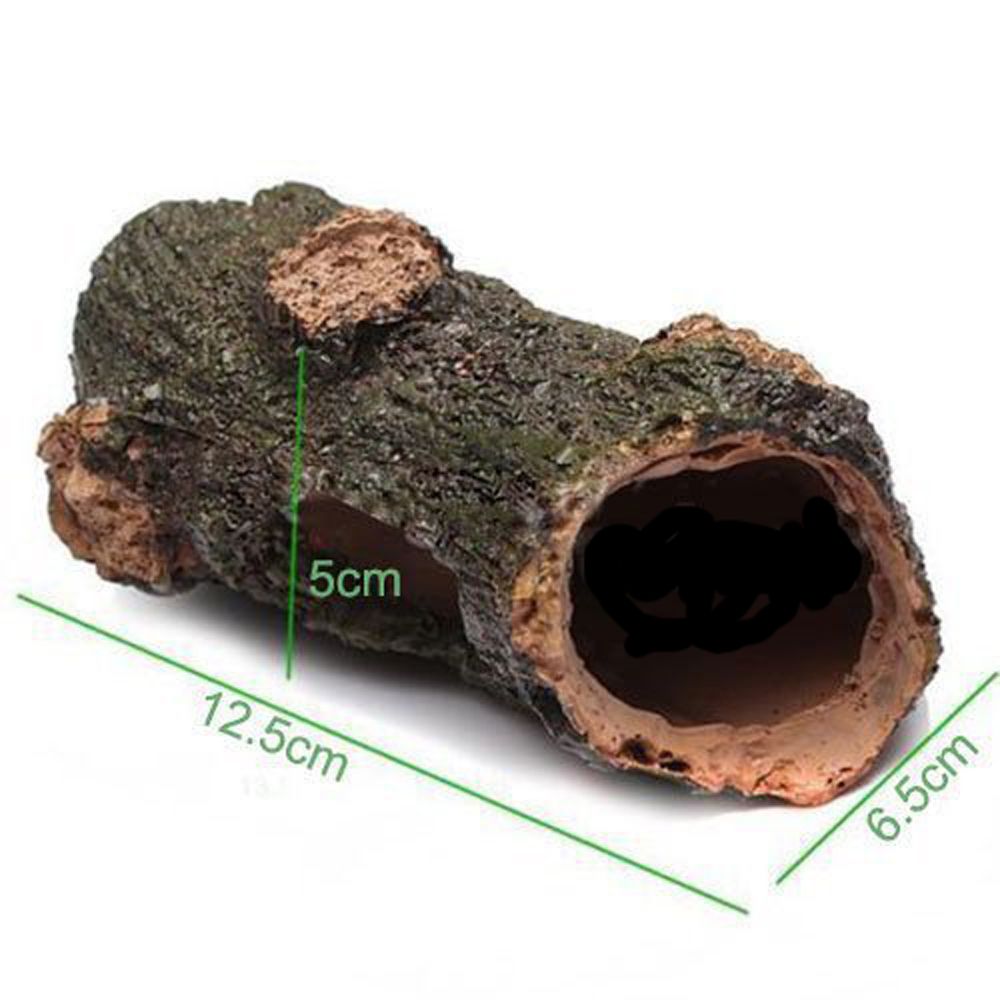 1 stücke Aquarium Dekoration Harz Hohl Stamm Simulation Baum Protokoll Künstliche Holz Höhle Landschaft Aquarium Liefert Zubehör
