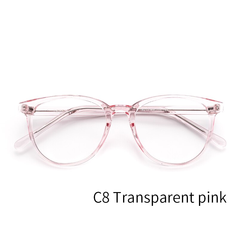 Round Glasses Frame Women Prescription Glasses And Blue Light Glasses Optical glasses frame Computer glasses Frame Women Eyewear: C8