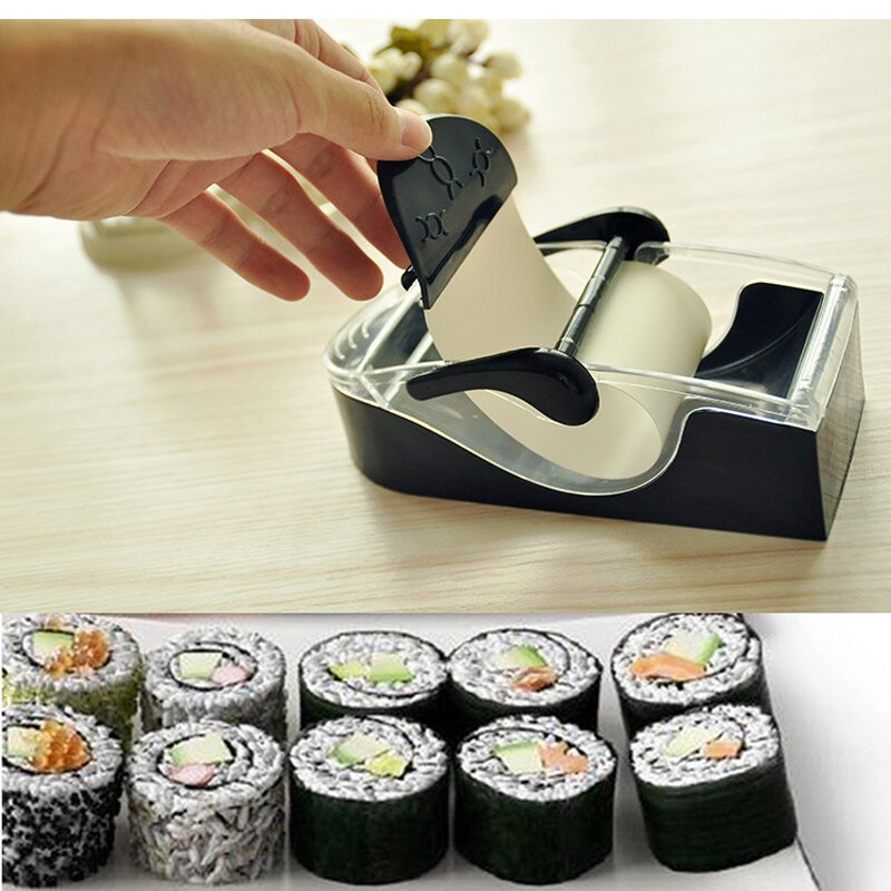 Keuken Diy Magic Sushi Maker Roller Cutter Machine Sushi Bakooka Maker Mold Sushi Koken Gereedschap