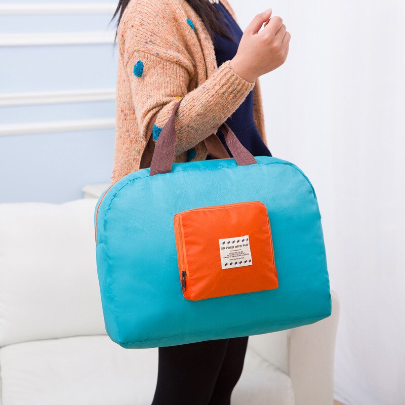 Duffel bag bolsa de aeronave coreana, bolsa de náilon portátil para armazenamento de um ombro, à prova d&#39;água e grande capacidade de viagem