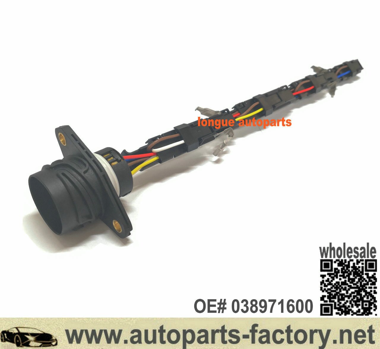 Longyue Genuine Diesel Injector Wiring Loom for VW 1.9 & 2.0 8v TDI PD Engines 038971600