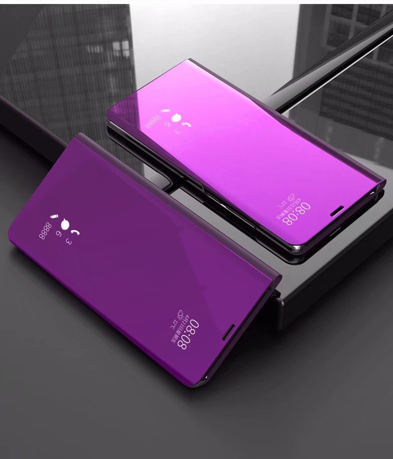 OPPOF5 Spiegel Flip Fall Für OPPO F5 Luxus Clear View PU Leder Abdeckung Für OPPO F5 Fall für OPPO F 5