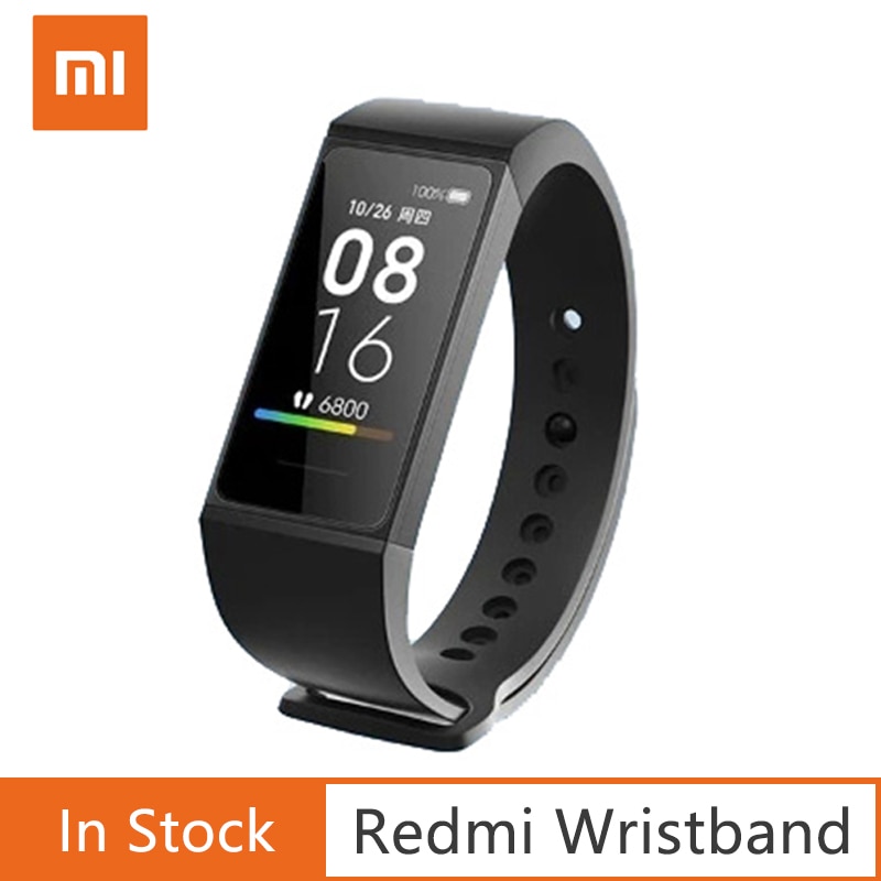 Original Xiaomi Redmi Band Smart Wristband Heart Rate Fitness Sport Tracker Bracelet Multiple Face 1.08 Color Touch Screen