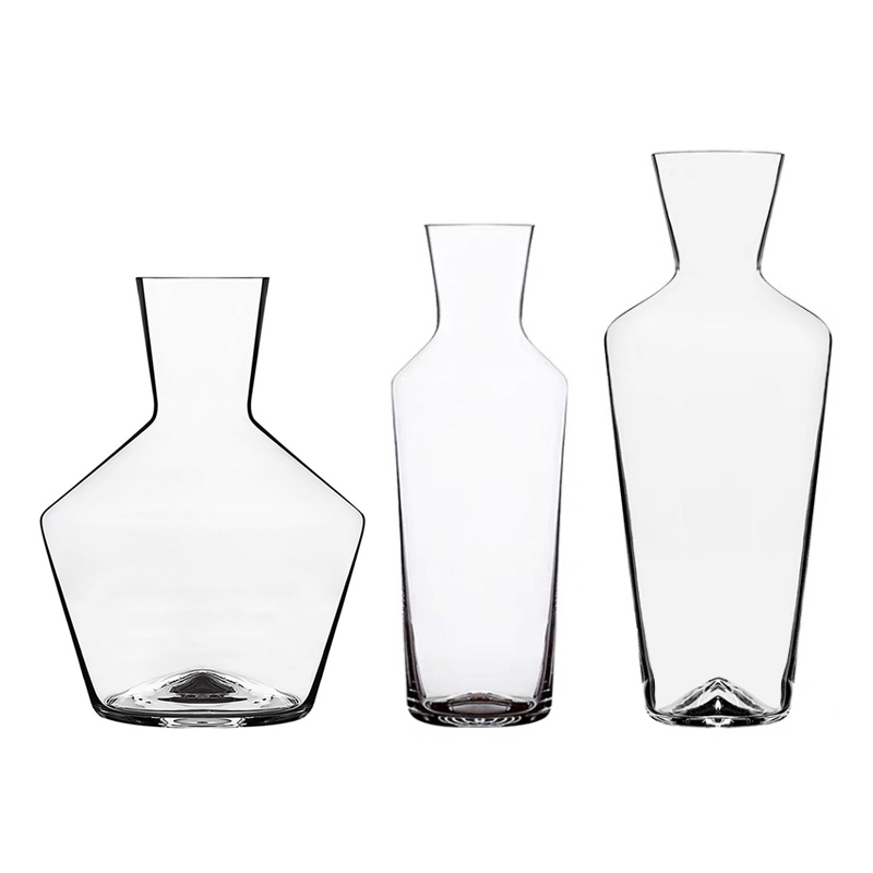 JINYOUJIA Zalto Style 820ml Superior Simple Style White Wine Decanter Handmade Crystal Perfect Flawless Decanter