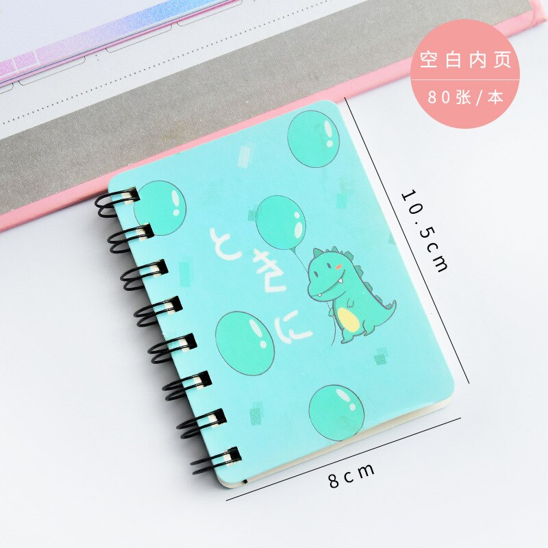 Kleine Spoel Boek Draagbare Notebook Leuke Avocado Rollover Mini Notepad Dagboek Briefpapier School Kantoorbenodigdheden Lege Innerlijke Pagina: 3