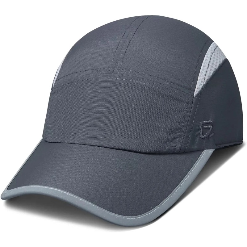 Hurtigtørrende løbebaseball sommerkasket yndig solfiskerhat til mænd og kvinder, unisex-teenagere, broderede, seje hatte: Lyserød / L / xl