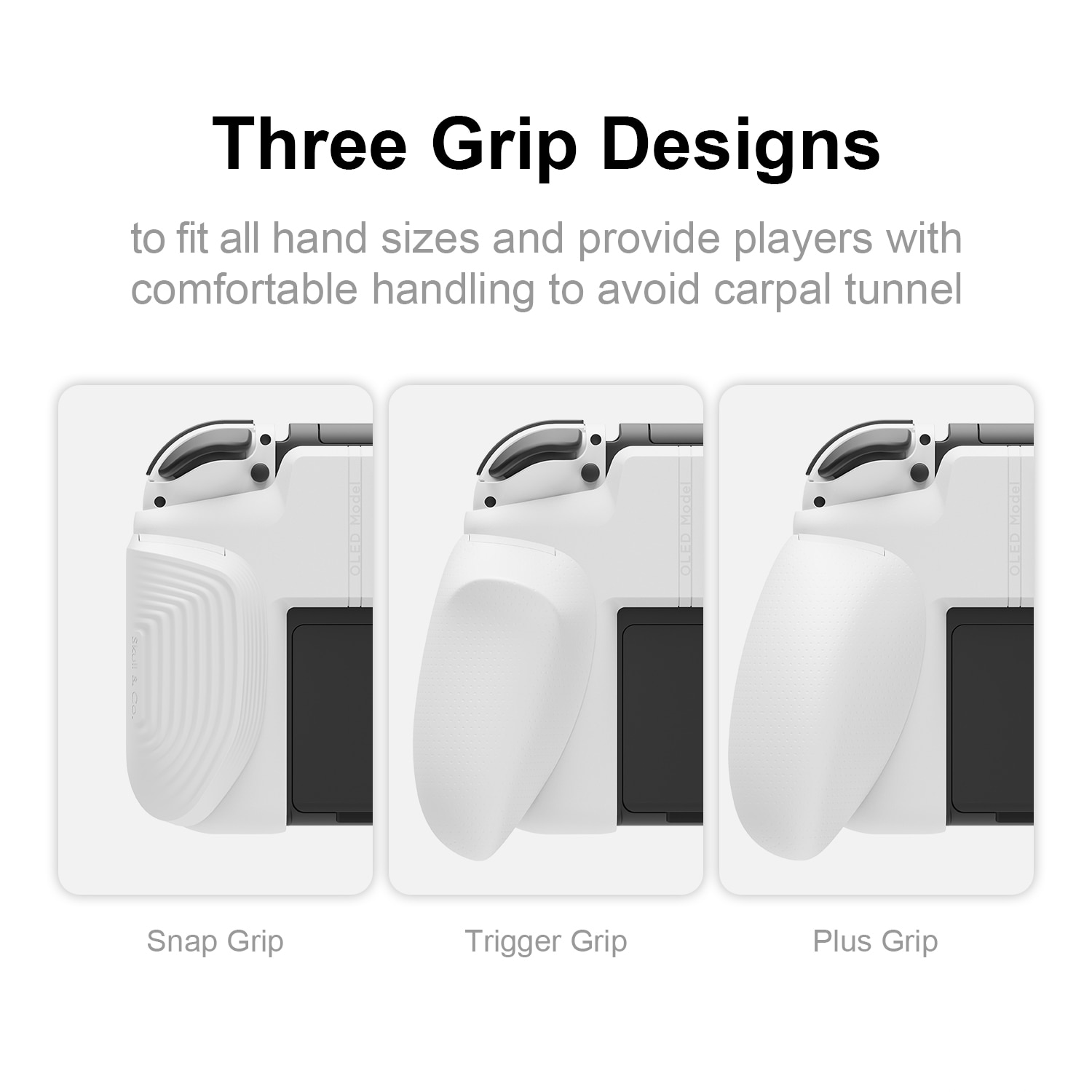 Skull &amp; Co. NeoGrip Bundle Protective Case MaxCarry Case Cover Storage Bag for Nintendo Switch OLED and Regular Switch