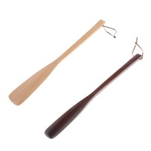 Zapatero de madera de 40cm para hombre y mujer, muy estable, ayuda cómoda para el calzado