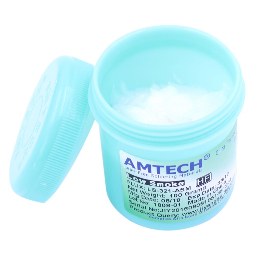 Flux Solder Paste AMTECH LS-321-ASM 100g Low Smoke Flux For SMT BGA Ball Soldering Repair Repair Tool