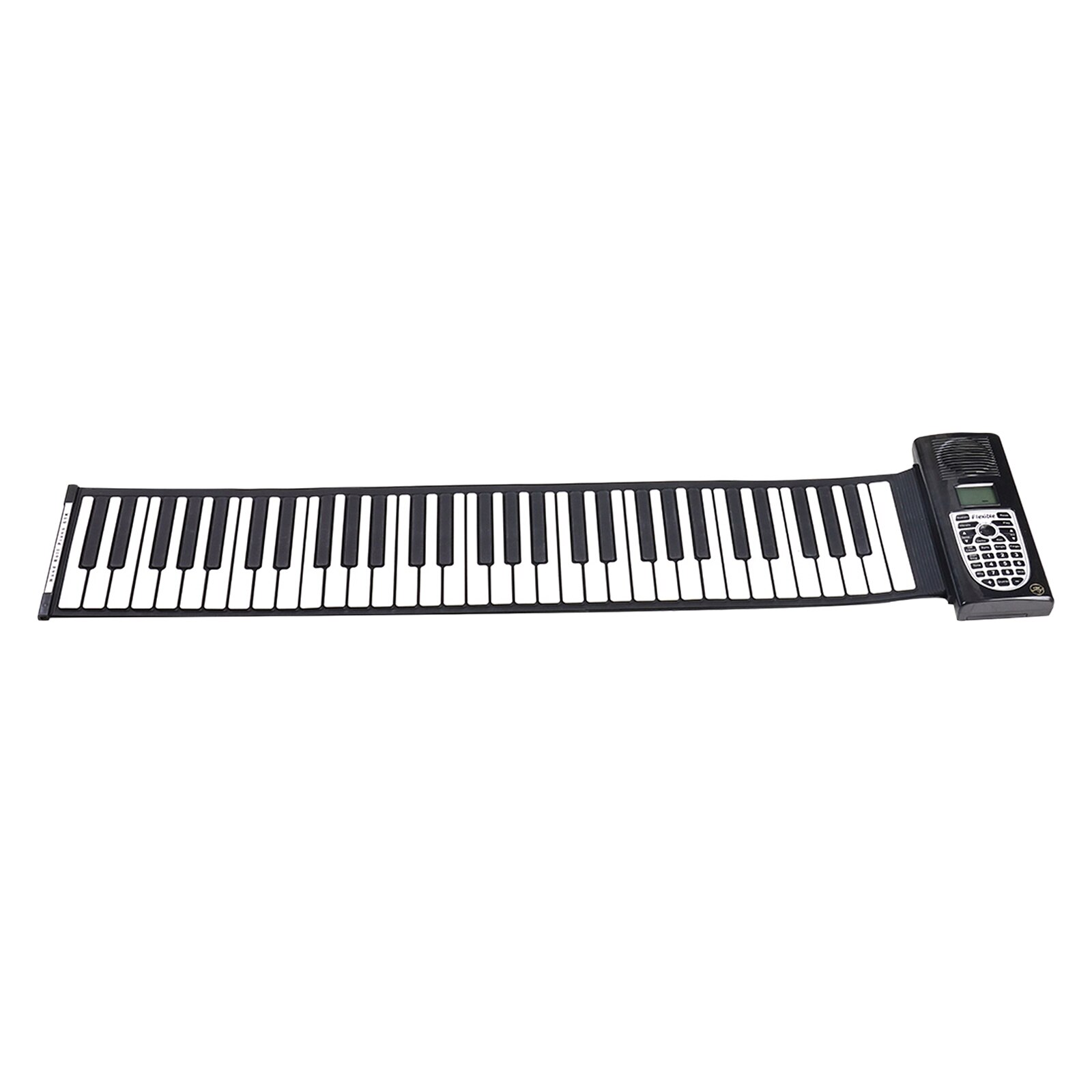 1pc Electronic Piano Keyboard, Portable 61-Keys Roll Up Silicone Flexible Piano