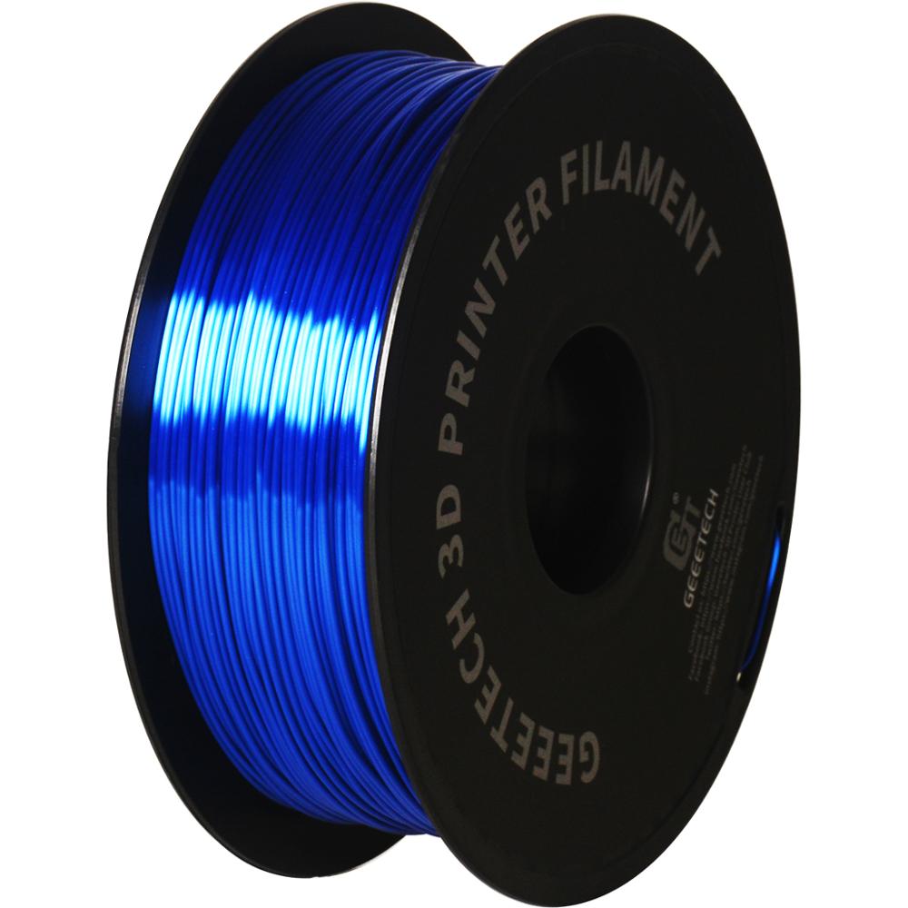 1KG PLA Filament For 3D Printer 1.75mm Filament Silk Filament Muticolor 3d Printer Filament PLA Green Wood Color: Silky Royal blue