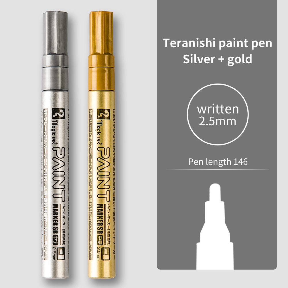 2/3 stk. permanent tusjpenn for maling, 1.2mm/2.5mm hurtigtørkende vanntette tusjer for stein, dekk, slitebane, gummi, stoff, metall: Lavendel