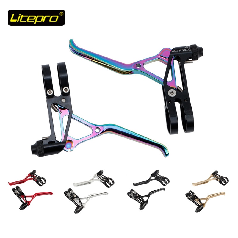 Litepro Fahrrad Bremshebel LP Ultraleicht 64g CNC Aluminium Legierung V Brems Griff Hebel für Faltrad Rennrad kleine Rad
