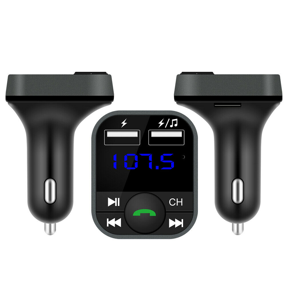 Voiture MP3 lecteur MP3 modulateur adaptateur 12V double USB chargeur de voiture prenant en charge la diffusion vocale Navigation test de tension