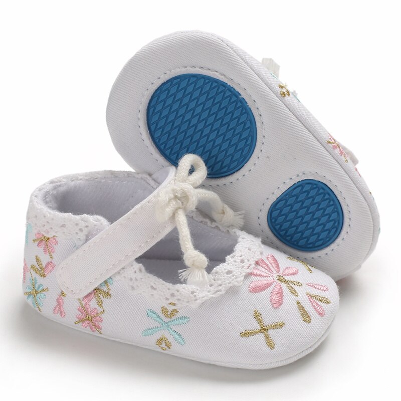 Pasgeboren Schoenen Baby Meisje Baby Katoenen Stof Selling Goedkope Katoen 0-2 Jaar Meisje Schoenen Babyschoenen Peuter meisje