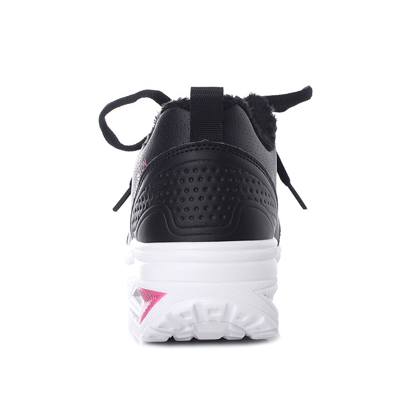 Women Toning Shoes Sport Black Pink Ladies Walking Flat Shoes Outdoor Lightweight Women Platform Sneakers