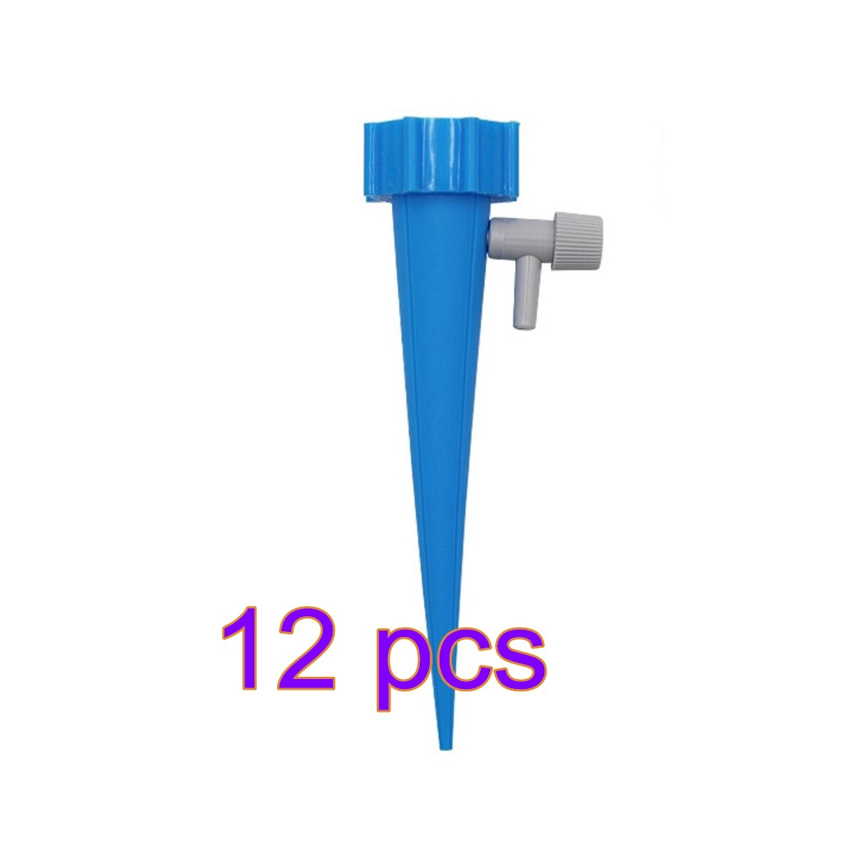 1/6/12PCS Self-Contained Auto Drip Irrigation Watering System Automatic Watering Spike For Plants Flower Indoor Household: Blue 12pcs