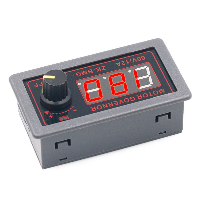 DC 9-60V 12v 24v 36V 48V 12A DC Motor Controller PWM Adjustable Speed Digital display encoder duty ratio frequency ZK-BMG