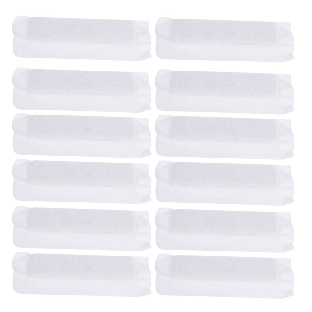 12 PCS 20g Drapery Weights Rectangle Covered Lead Weight for Window Curtain: White 2